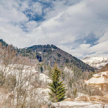 Le Flocon - Studio cosy vue montagne -Val d'Arly Flumet Esterno foto
