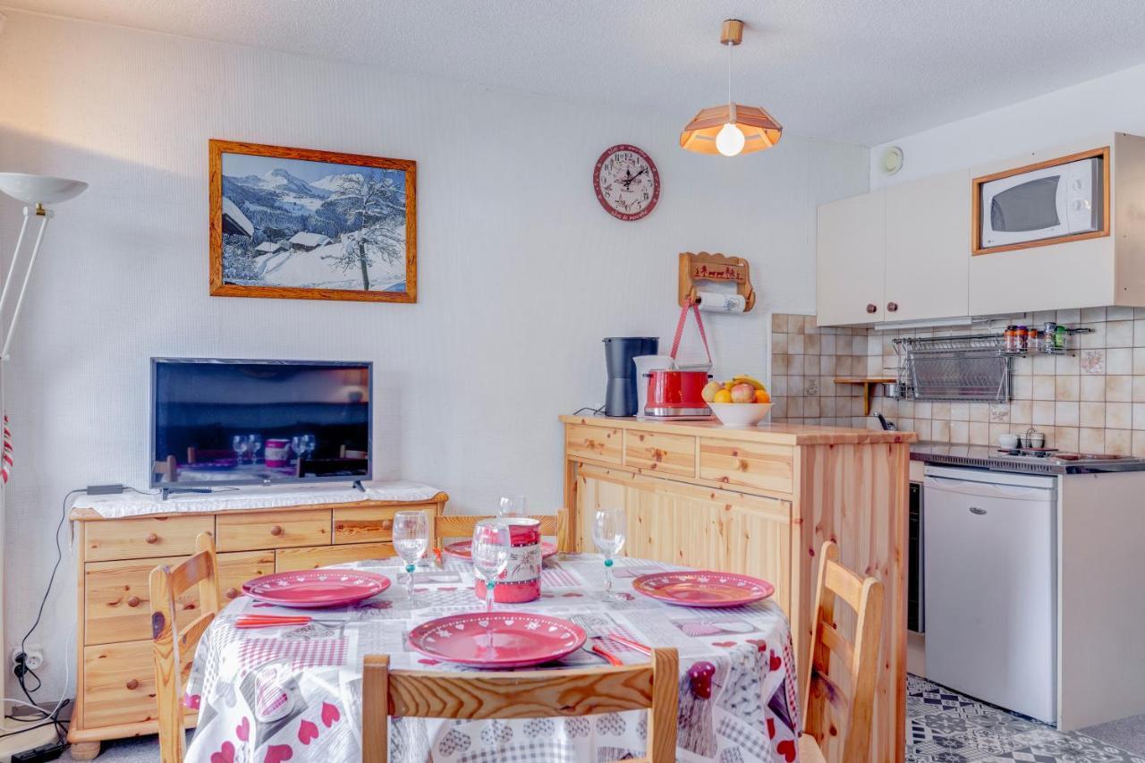 Le Flocon - Studio cosy vue montagne -Val d'Arly Flumet Esterno foto
